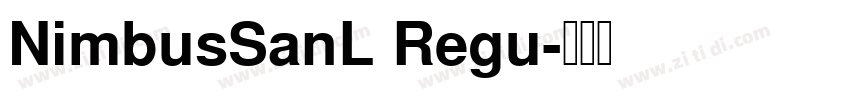 NimbusSanL Regu字体转换